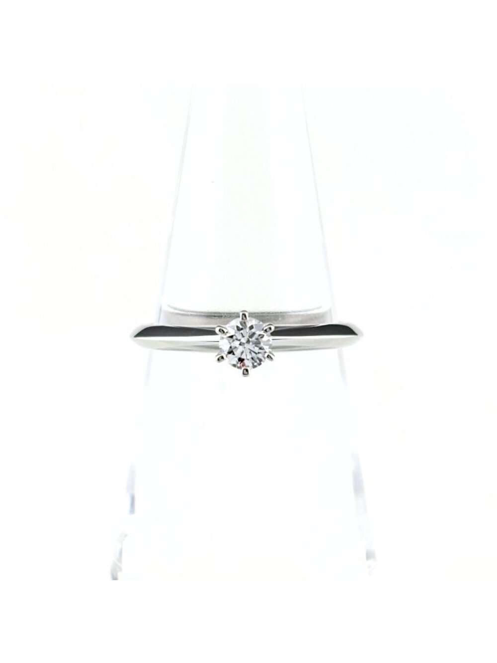 Tiffany & Co Solitaire Platinum Ring Diamond